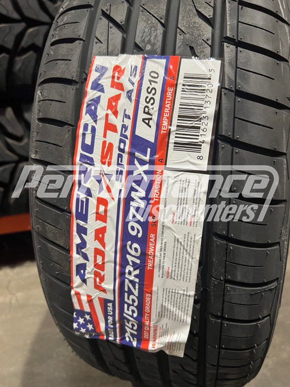 215/55ZR16 American Roadstar Sport A/S 97W BSW SL 215 55 16 2155516