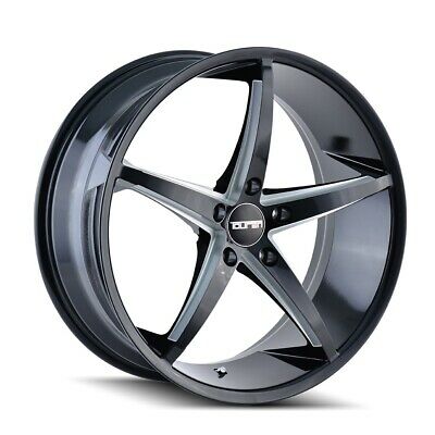 17x7.5 Touren TR70 Black-Milled Wheel/Rim 5x120 3270-7712B