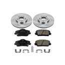 PowerStop OE Stock Replacement Low-Dust Ceramic Brake Pad and Rotor Kit