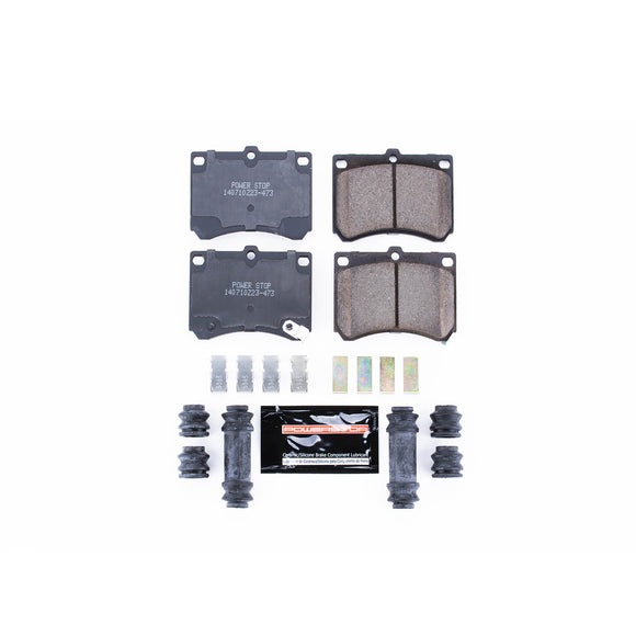 PowerStop Z23 Evolution Sport Carbon-Fiber Brake Pads With Hardware