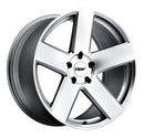 18X9.5 TSW Bristol Wheel/Rim Silver / Mirror 5X114.3 ET20 18-9.5 5-114.3-5