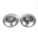 PowerStop Evolution Drilled Slotted Rotors Pair Rear