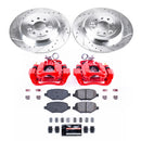PowerStop Z23 Daily Driver Carbon-Fiber Ceramic Pads Drilled & Slotted Rotor & C
