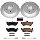 PowerStop Genuine Geomet Coated Rotor and Carbon-Fiber Ceramic Brake Pad Kit