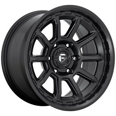 17X9 Fuel D689 Torque Matte Black 6X135 ET-12 wheel/rim