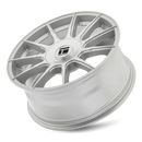 18x8 Touren TR81 Gloss Silver 5x100 ET38 CB74.1 Wheel