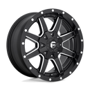 17X6.5 Fuel D538 Maverick Matte Black Milled 8X210 ET116 wheel/rim