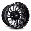 20x10 Hardrock Overdrive Gloss Black Milled 6x135/139.7 ET-19 wheel/rim-1