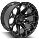 4Play Gen3 4P83 20x9 Black Brushed Face Tinted Wheel 5x127 ET0 CB87.1
