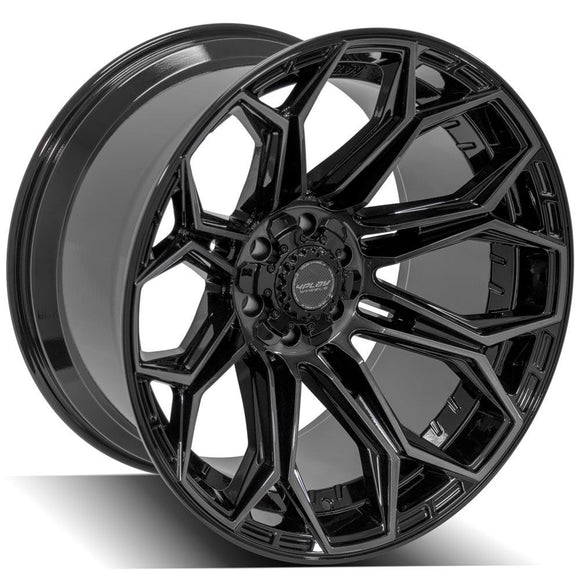 4Play Gen3 4P83 20x9 Black Brushed Face Tinted Wheel 5x127 ET0 CB87.1
