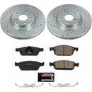 PowerStop Z23 Daily Driver Carbon-Fiber Ceramic Brake Pad and Drilled & Slotted