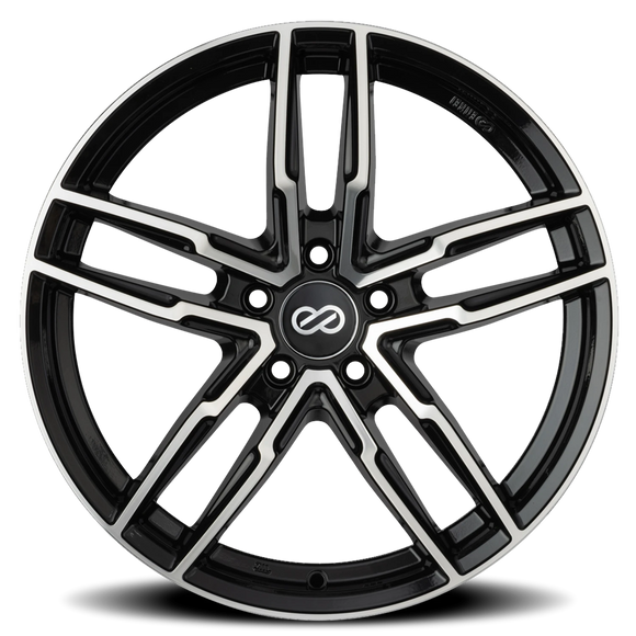 17X7.5 Enkei SS05 Black Mach Wheel/Rim 5x100 ET45 17-7.5 5-100 Each