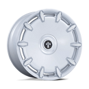 24X10 DUB 1PC DC271 Cheef Silver 6X135 6X139.7 6X5.5 ET30 Wheel Rim-2