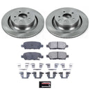 PowerStop OE Stock Replacement Low-Dust Ceramic Brake Pad and Rotor Kit