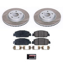PowerStop Semi-Coated Rotor and Low-Dust Ceramic Brake Pad Kit