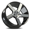 20x9 Vision 472 Switchback Gloss Black - Machined Wheel 5x115 ET15 CB74.1
