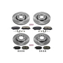PowerStop OE Stock Replacement Low-Dust Ceramic Brake Pad and Rotor Kit