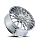 17x8 Kraze Double Down Chrome 5x108 ET38 CB73 Wheel Rim