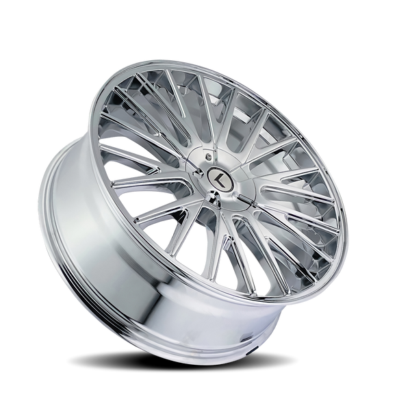 17x8 Kraze Double Down Chrome 5x108 ET38 CB73 Wheel Rim