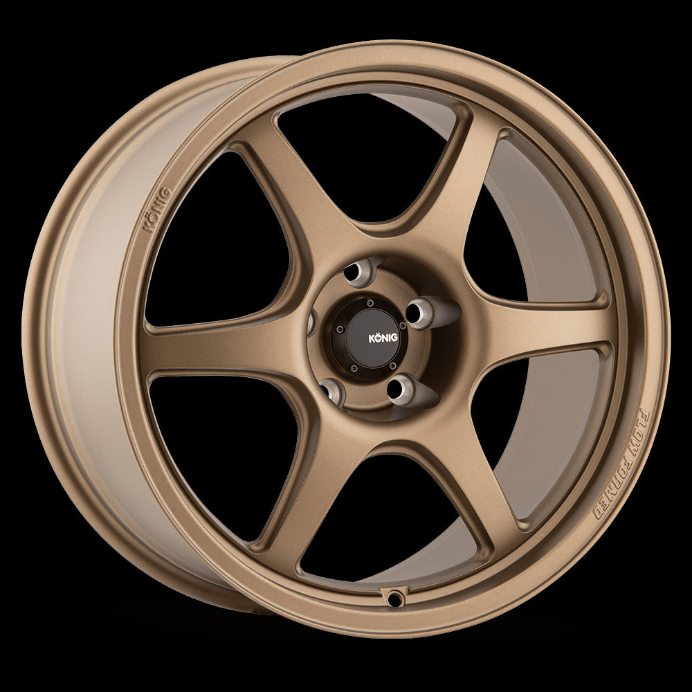 17x8 Konig Hexaform Matte Bronze 5x114.3 5x4.5 ET38 Wheel Rim - 0