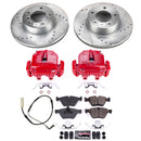 PowerStop Z23 Daily Driver Carbon-Fiber Ceramic Pads Drilled & Slotted Rotor & C