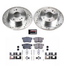 PowerStop Z23 Daily Driver Carbon-Fiber Ceramic Brake Pad and Drilled & Slotted