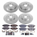 PowerStop Z23 Daily Driver Carbon-Fiber Ceramic Brake Pad and Drilled & Slotted