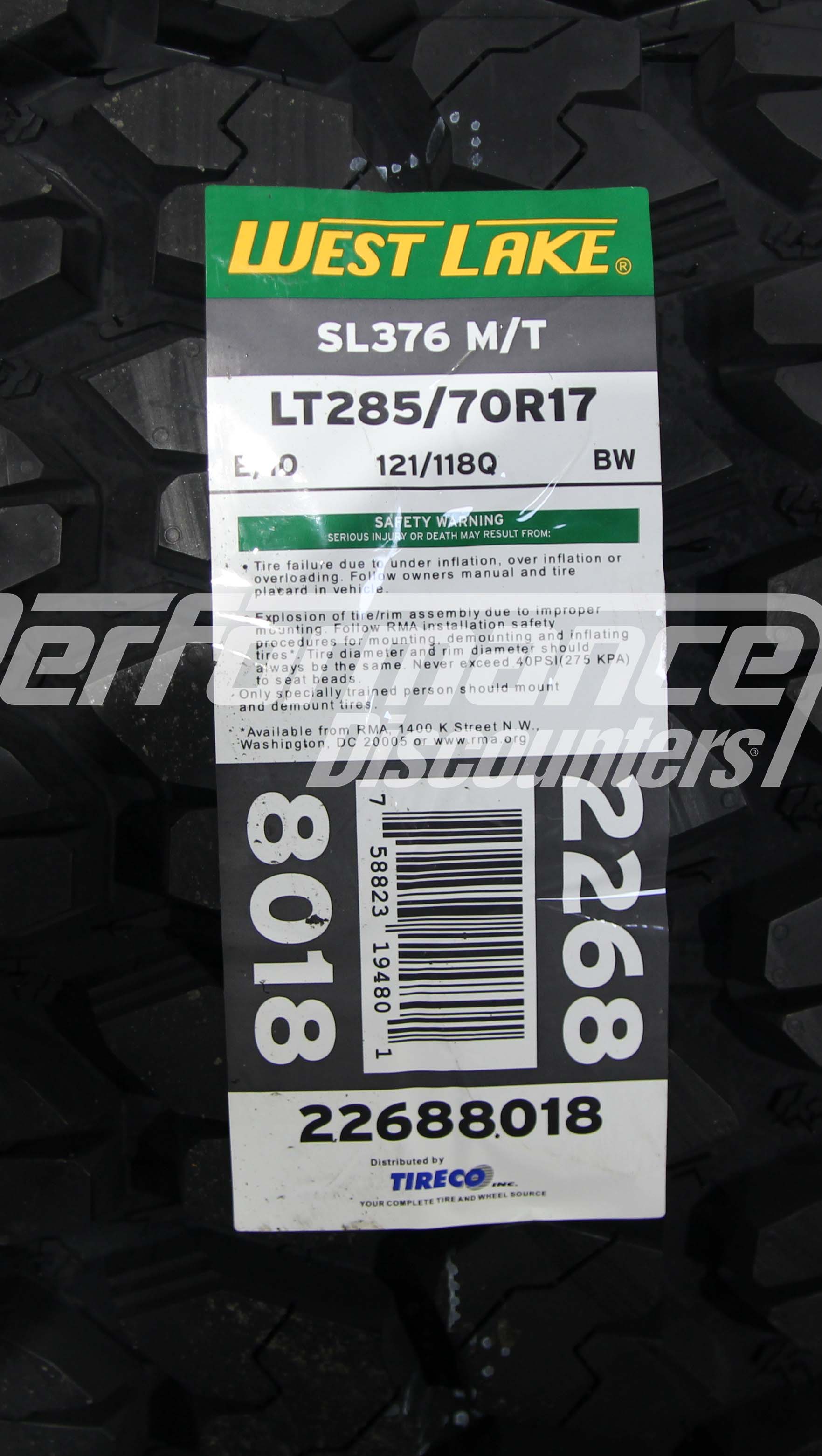 Westlake SL376 M/T Mud Terrain Tire(s) 285/70R17 121Q LRE BSW 2857017