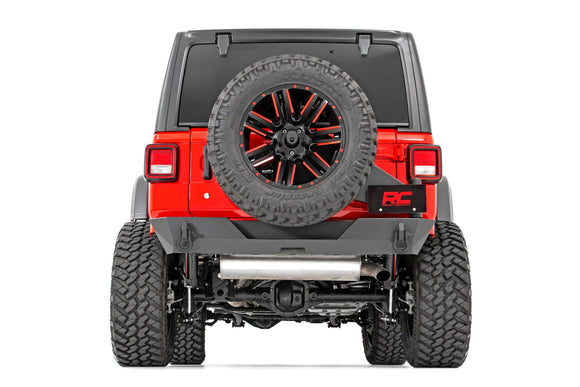 Rough Country Rear Bumper Trail Tire Carrier For Jeep Wrangler 18-23