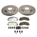 PowerStop Z36 Carbon-Fiber Ceramic Brake Pad with Drilled and Slotted Rotor Kit