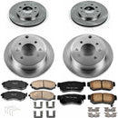 PowerStop OE Stock Replacement Low-Dust Ceramic Brake Pad and Rotor Kit