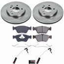 PowerStop OE Stock Replacement Low-Dust Ceramic Brake Pad and Rotor Kit