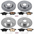 PowerStop Z23 Daily Driver Carbon-Fiber Ceramic Brake Pad and Drilled & Slotted