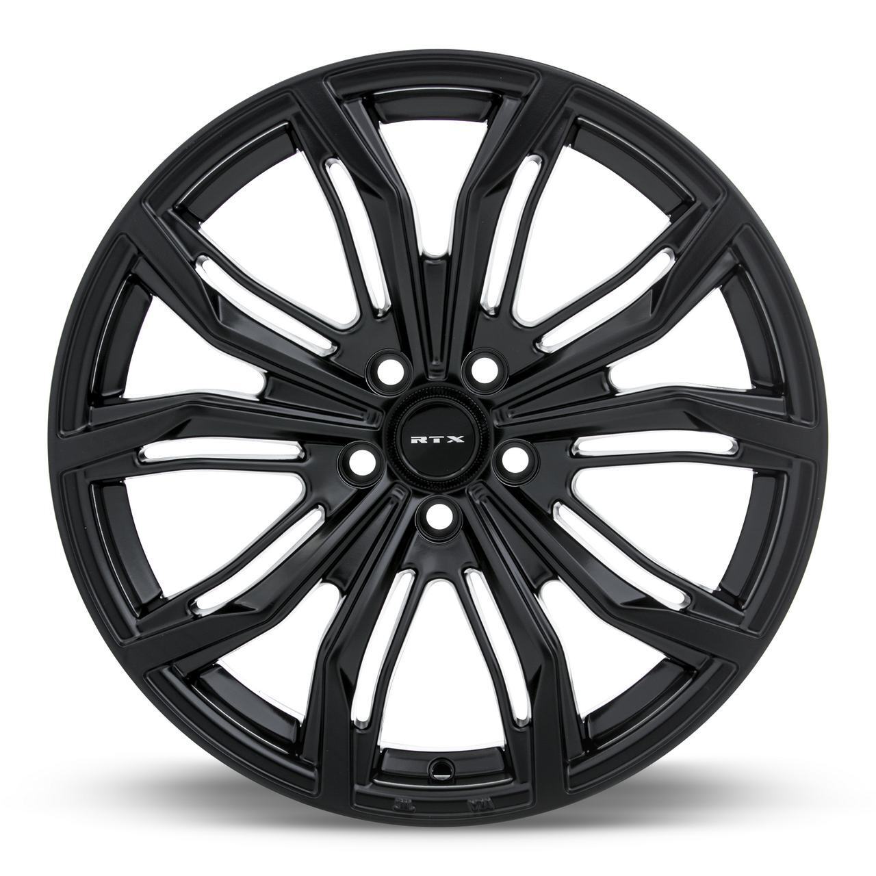 17x7.5 RTX Black Widow Satin Black 5x108 ET40 wheel/rim