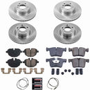 PowerStop OE Stock Replacement Low-Dust Ceramic Brake Pad and Rotor Kit
