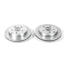 PowerStop Evolution Drilled Slotted Rotors Pair Rear For Pontiac G8