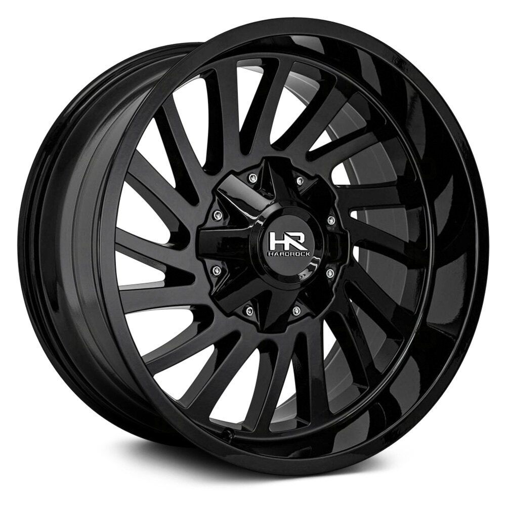 20x10 Hardrock Overdrive Gloss Black 6x135/139.7 ET-19 wheel/rim