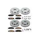 PowerStop OE Stock Replacement Low-Dust Ceramic Brake Pad and Rotor Kit
