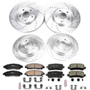 PowerStop Z23 Daily Driver Carbon-Fiber Ceramic Brake Pad and Drilled & Slotted