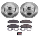 PowerStop OE Stock Replacement Low-Dust Ceramic Brake Pad and Rotor Kit