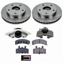 PowerStop OE Stock Replacement Low-Dust Ceramic Brake Pad, Rotor and Caliper Kit