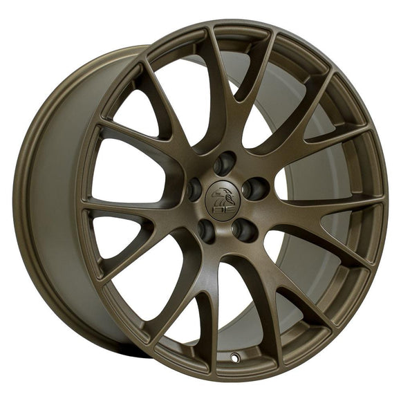 20" Replica DG15 fits Dodge Hellcat 20x10 Bronze
