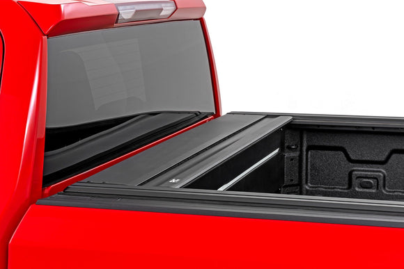 Rough Country Powered Retractable Bed Cover 5'10" Bed For Chevy GMC Sierra Silverado 1500 19-25