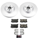 PowerStop Genuine Geomet Coated Rotor and Low-Dust Ceramic Brake Pad Kit