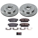 PowerStop OE Stock Replacement Low-Dust Ceramic Brake Pad and Rotor Kit