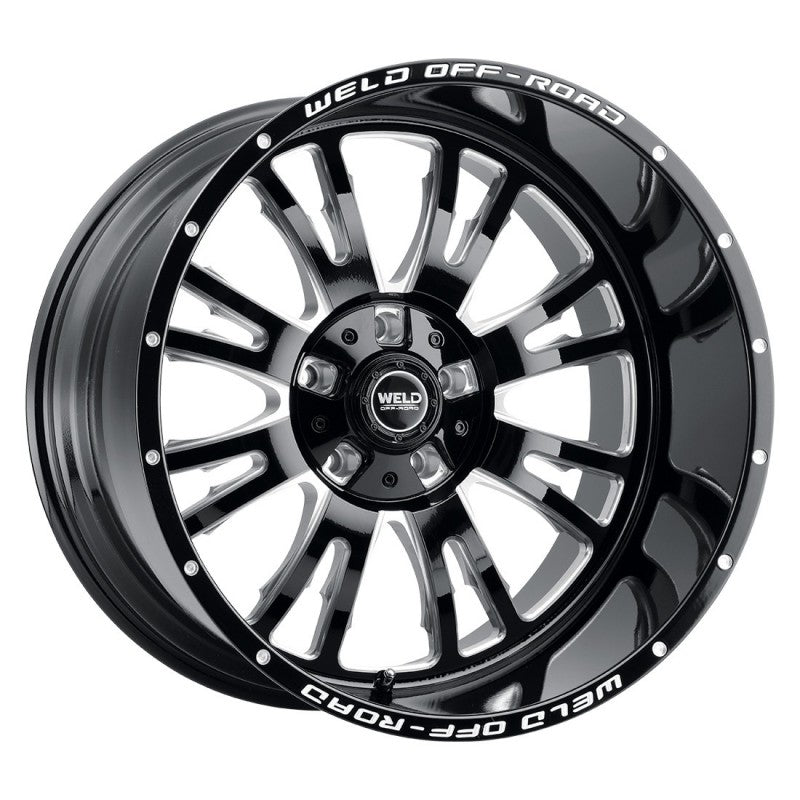 20x10 WELD Off-Road Slingblade Black Mill 6x135 6x139.7 6x5.5 ET13 Wheel