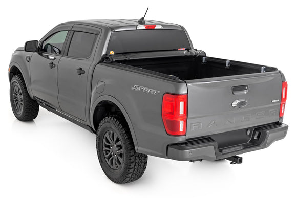 Rough Country Soft Roll Up Bed Cover 5' Bed For Ford Ranger 19-23