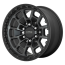 17X8.5 KMC KM718 SUMMIT Satin Black With Gray Tint 6X139.7 ET0 wheel/rim-3