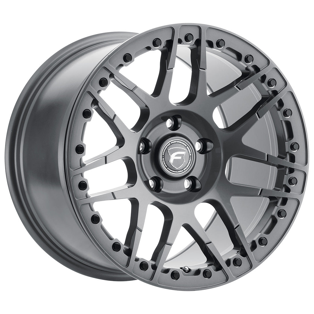 17x11 Forgestar F14 Beadlock Anthracite 5x120.65 5x4.75 ET43 Wheel Rim