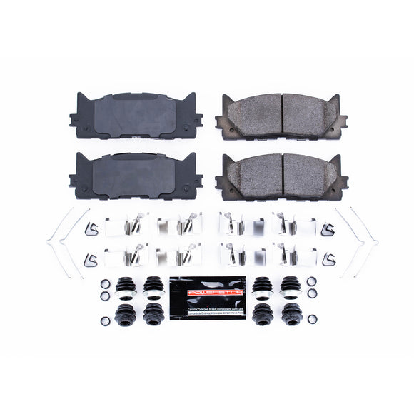 PowerStop Z23 Evolution Sport Carbon-Fiber Brake Pads With Hardware